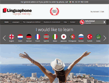 Tablet Screenshot of linguaphone.ie