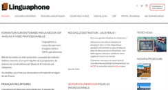 Desktop Screenshot of linguaphone.fr